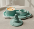 Cloud tray, candle and tealight holder