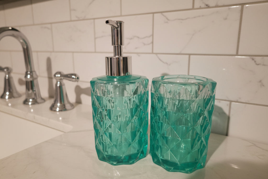 Soap dispencer & toothbrush holder