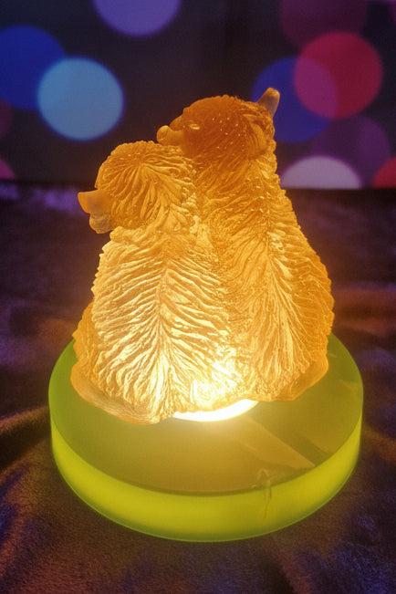 Cuddling night lamp