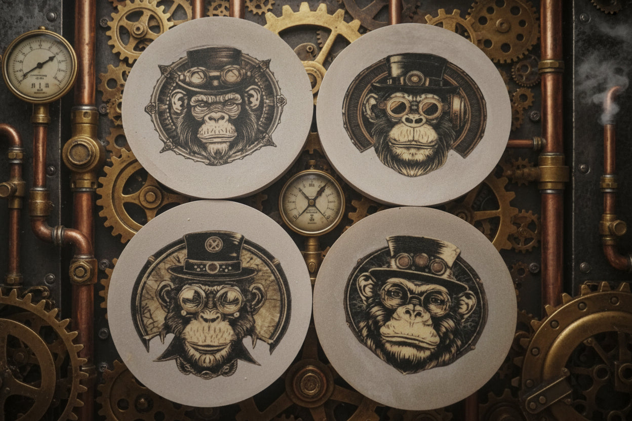 One of a kind coaster set