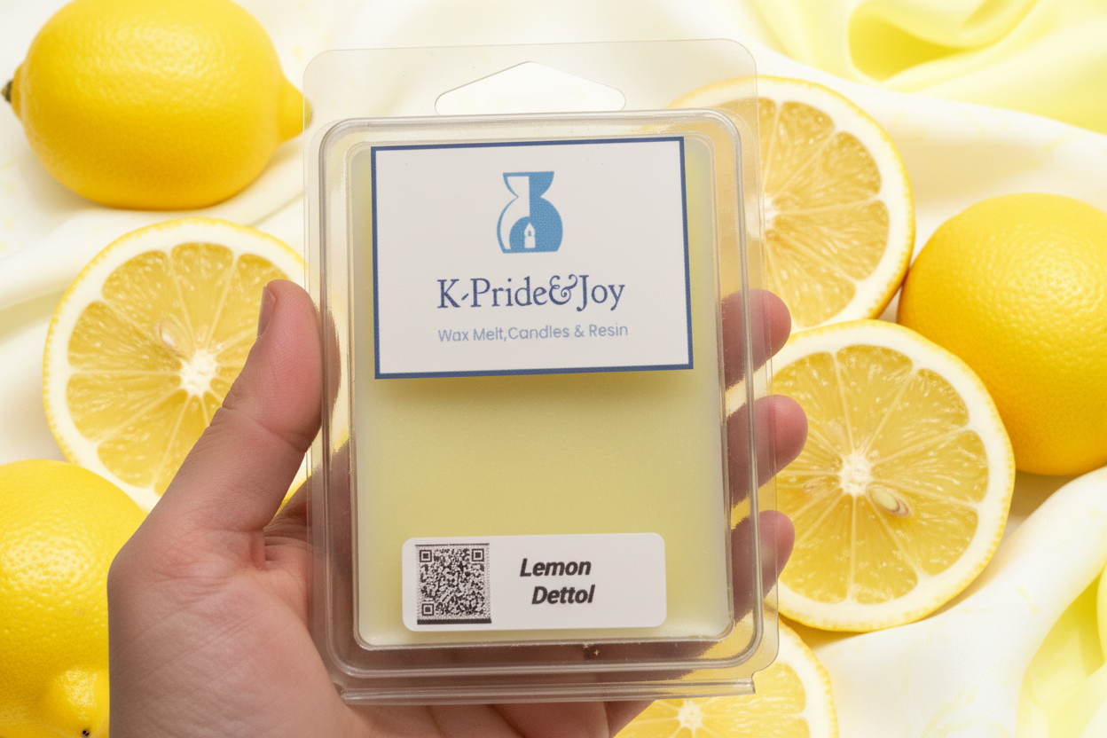 Lemon Dettol wax melt