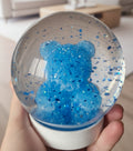 Blue Bear Snow Globe