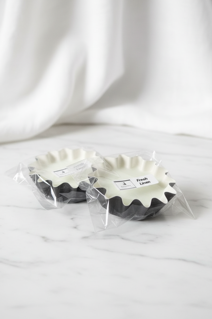 Fully loaded Fresh Linen wax liner,