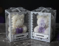 Lavender scented duo bear candles