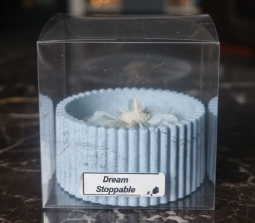 Handmade vessel & Candle- Dream Stoppable
