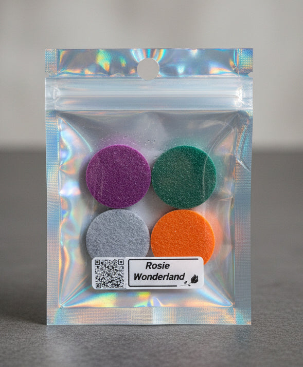 4 scented hoover discs, Rosie wonderland