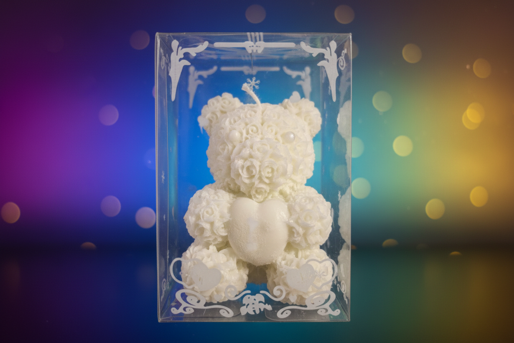 Rosie wonderland Bear Candle,