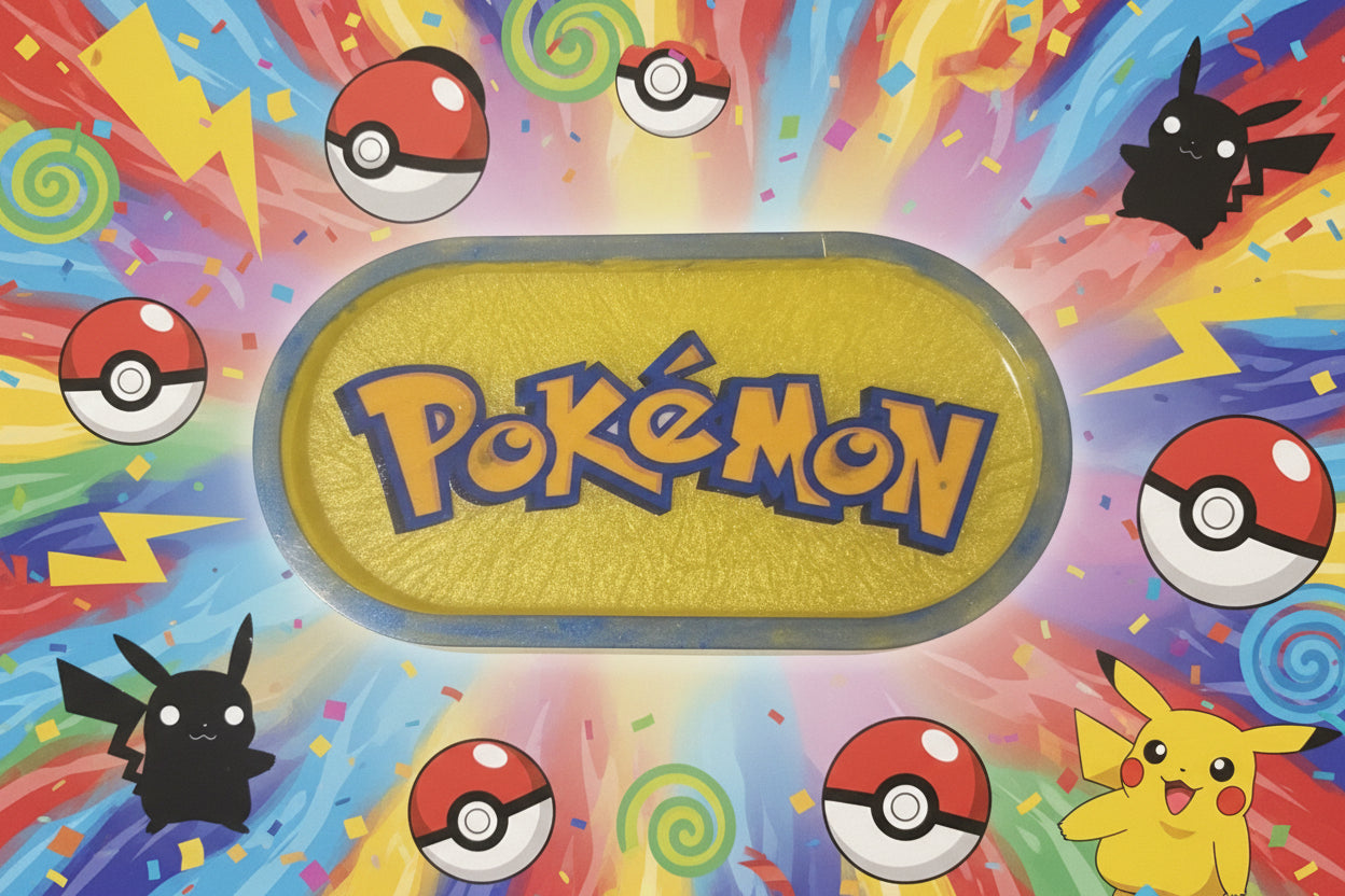 Resin pokemon trinket tray