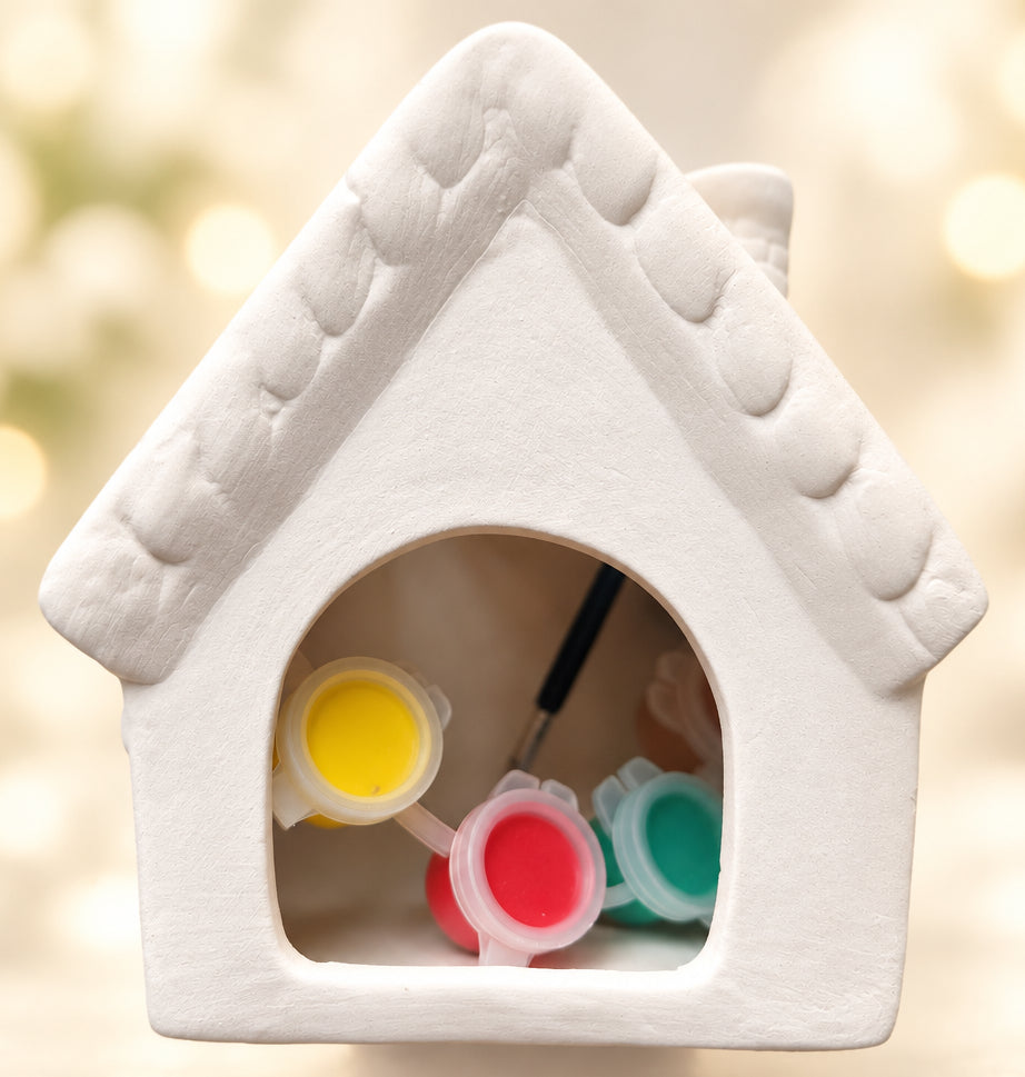 Paint your own Gingerbread house