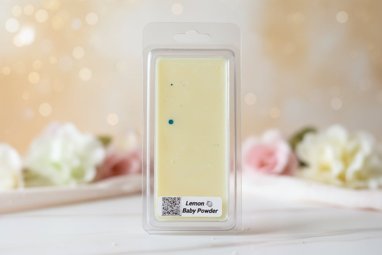 Lemon baby powder wax melt