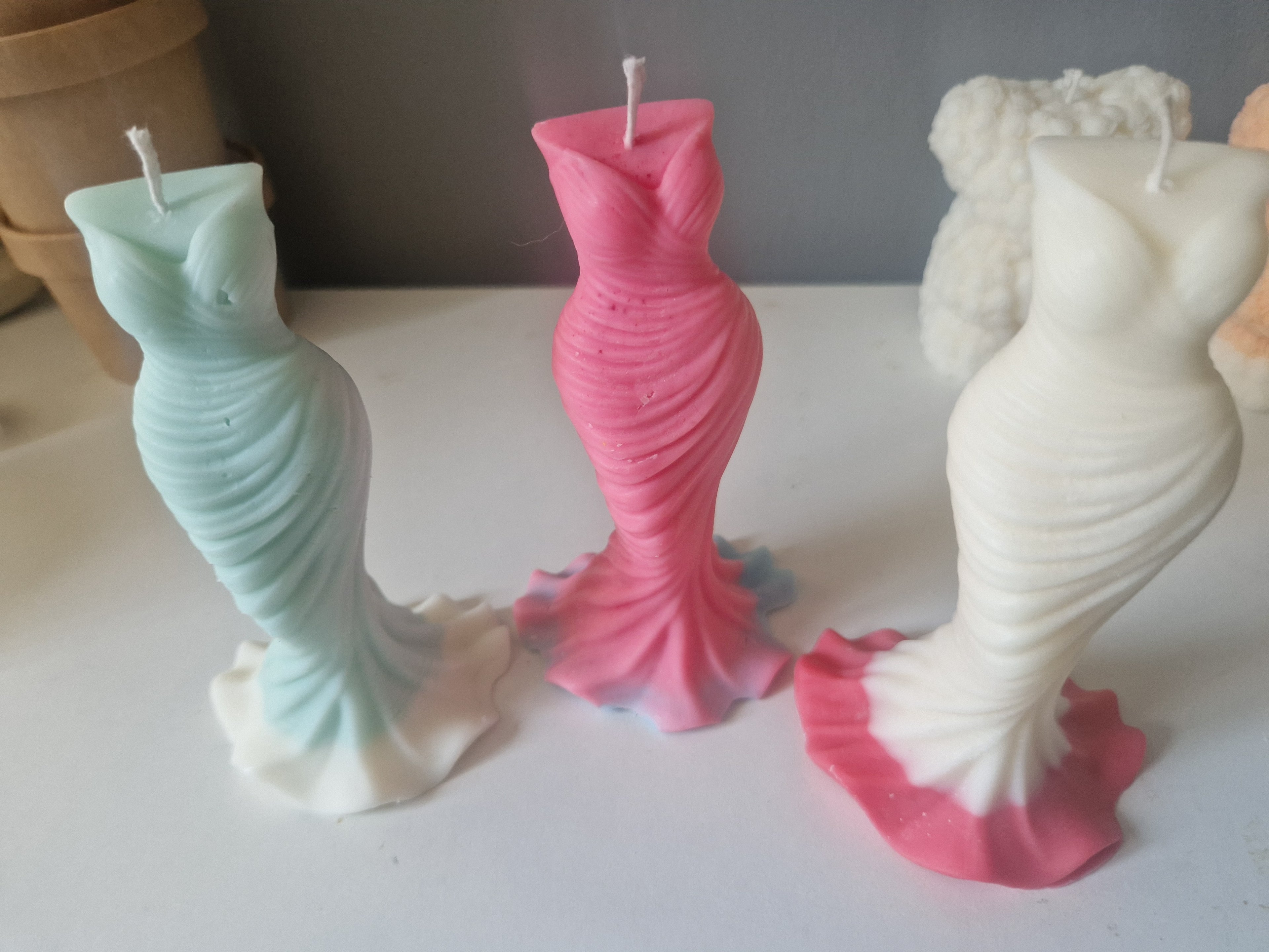 Stunning lady figured candle