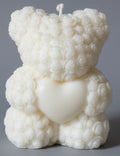XL Rose bear candle
