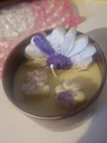 parma violet tin candle