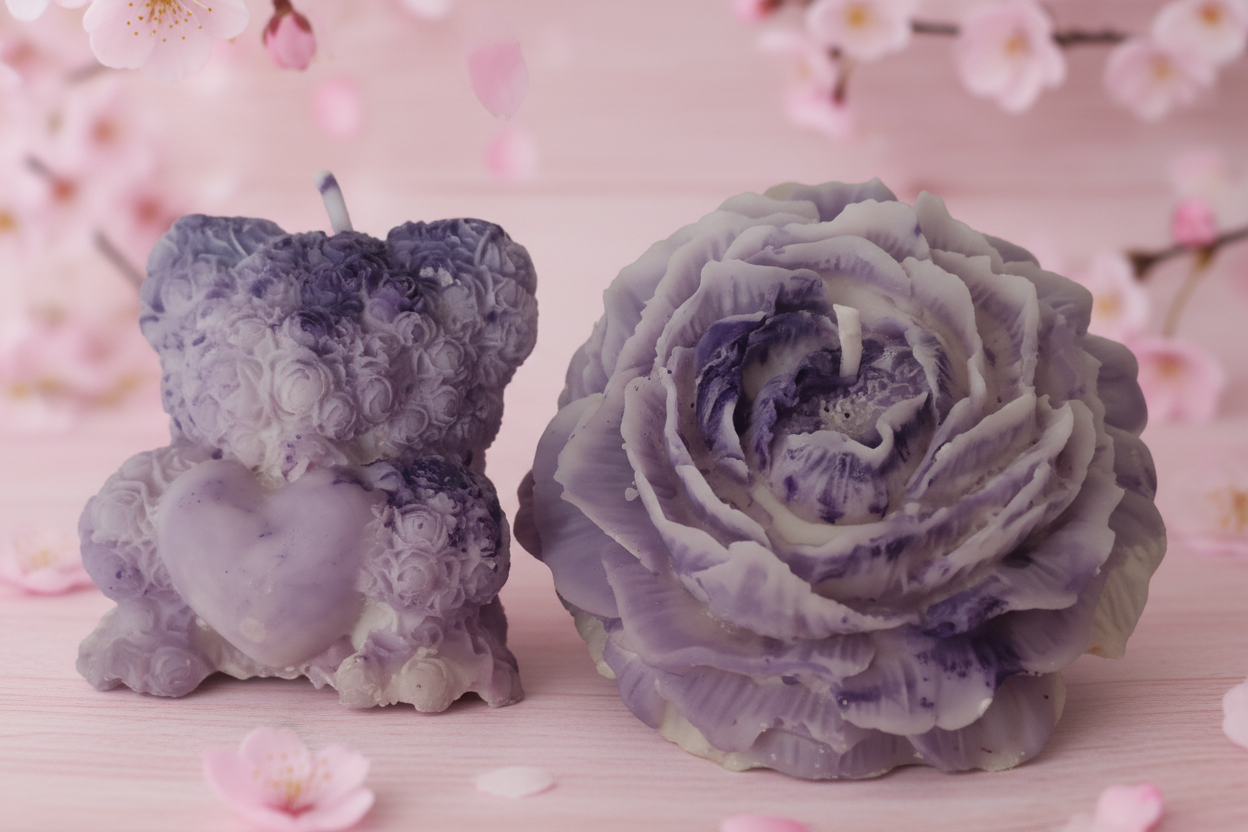 Black Cherry 2x candles gift set