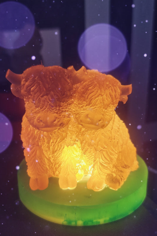 Cuddling night lamp