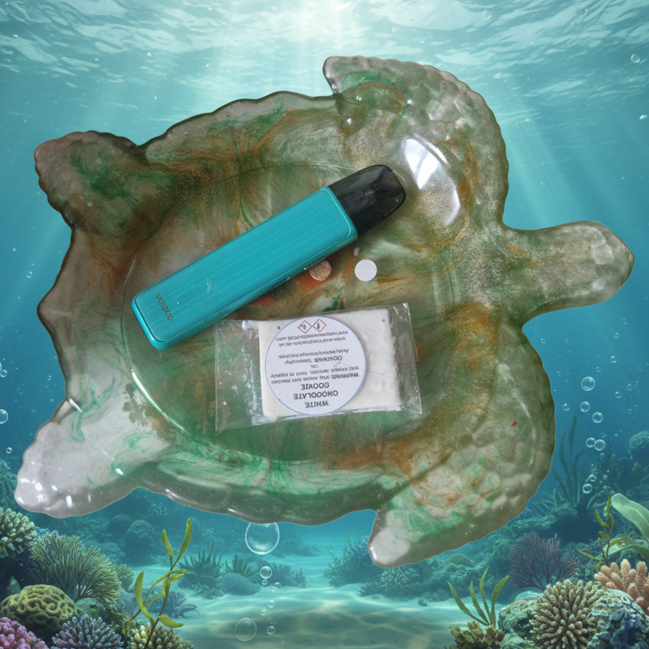 Handmade Resin Turtle Trinket Dish