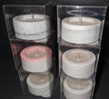 Handmade tealight vessel with Monkey Fart  candle,