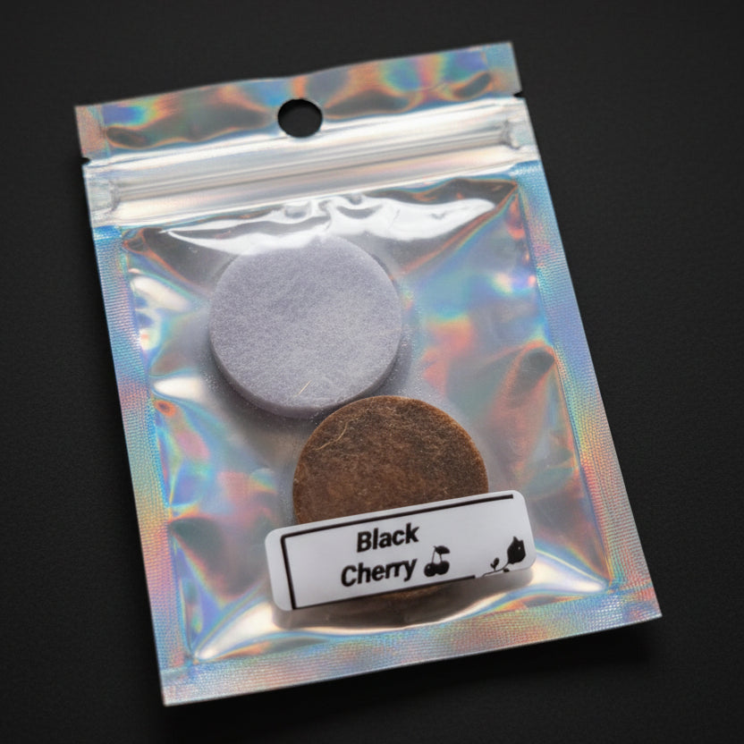 XL 30mm scented hoover discs, Black Cherry