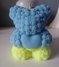 XL rose bear candle