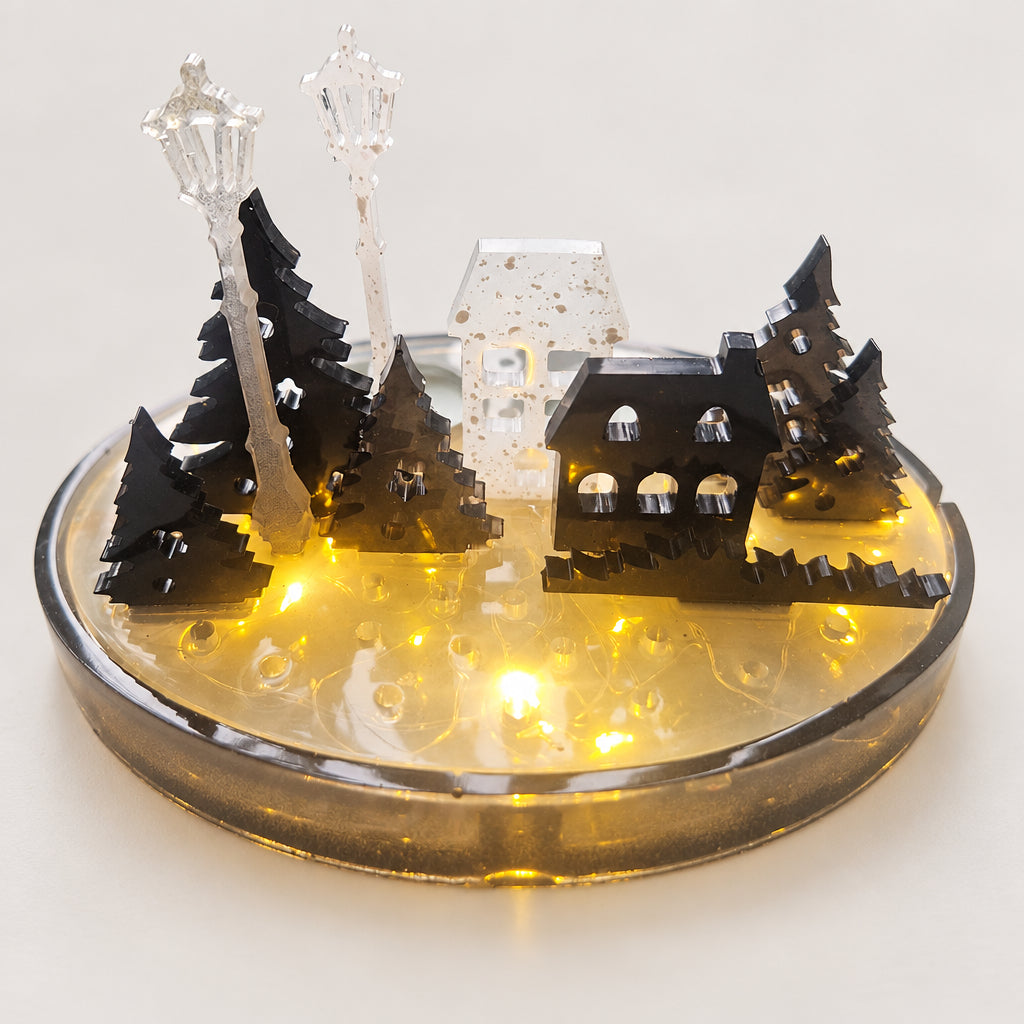 Light up Christmas scene