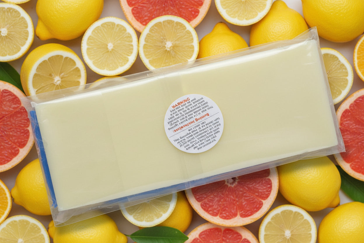 Lemon and grapefruit snap bar