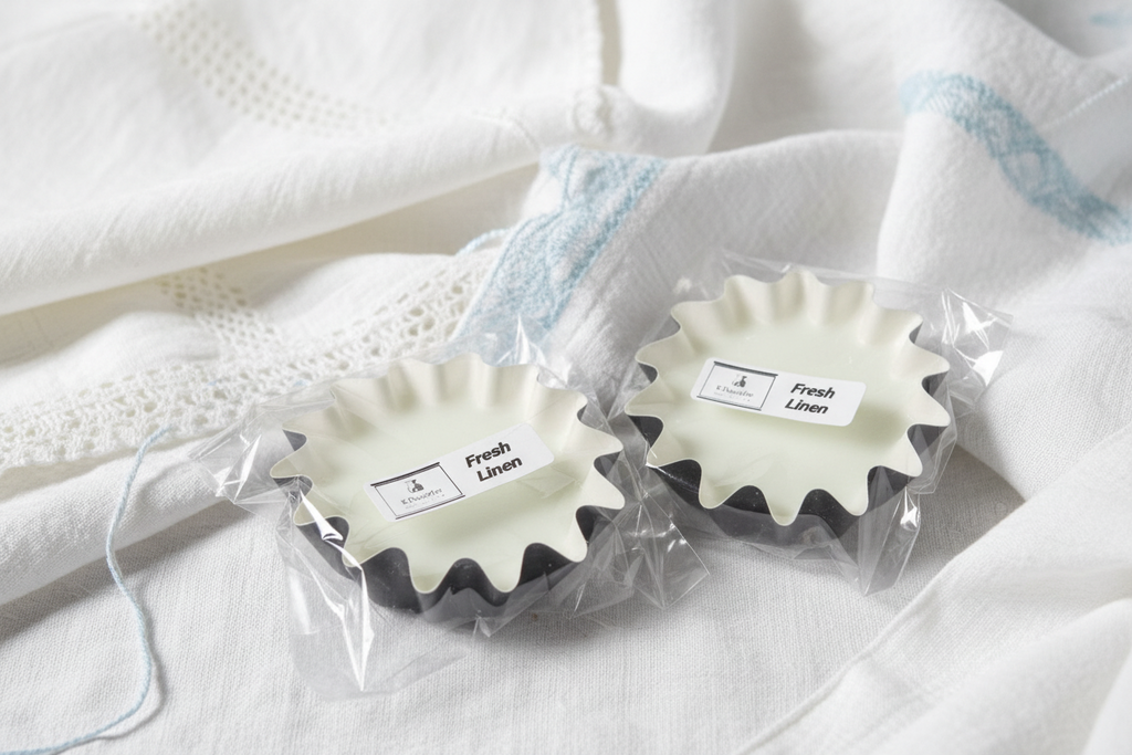 Fully loaded Fresh Linen wax liner,