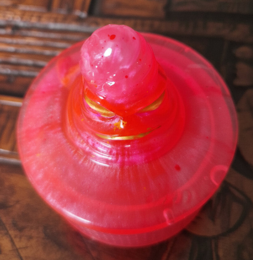 Halloween Harry Potter Sorting Hat dish, neon pink