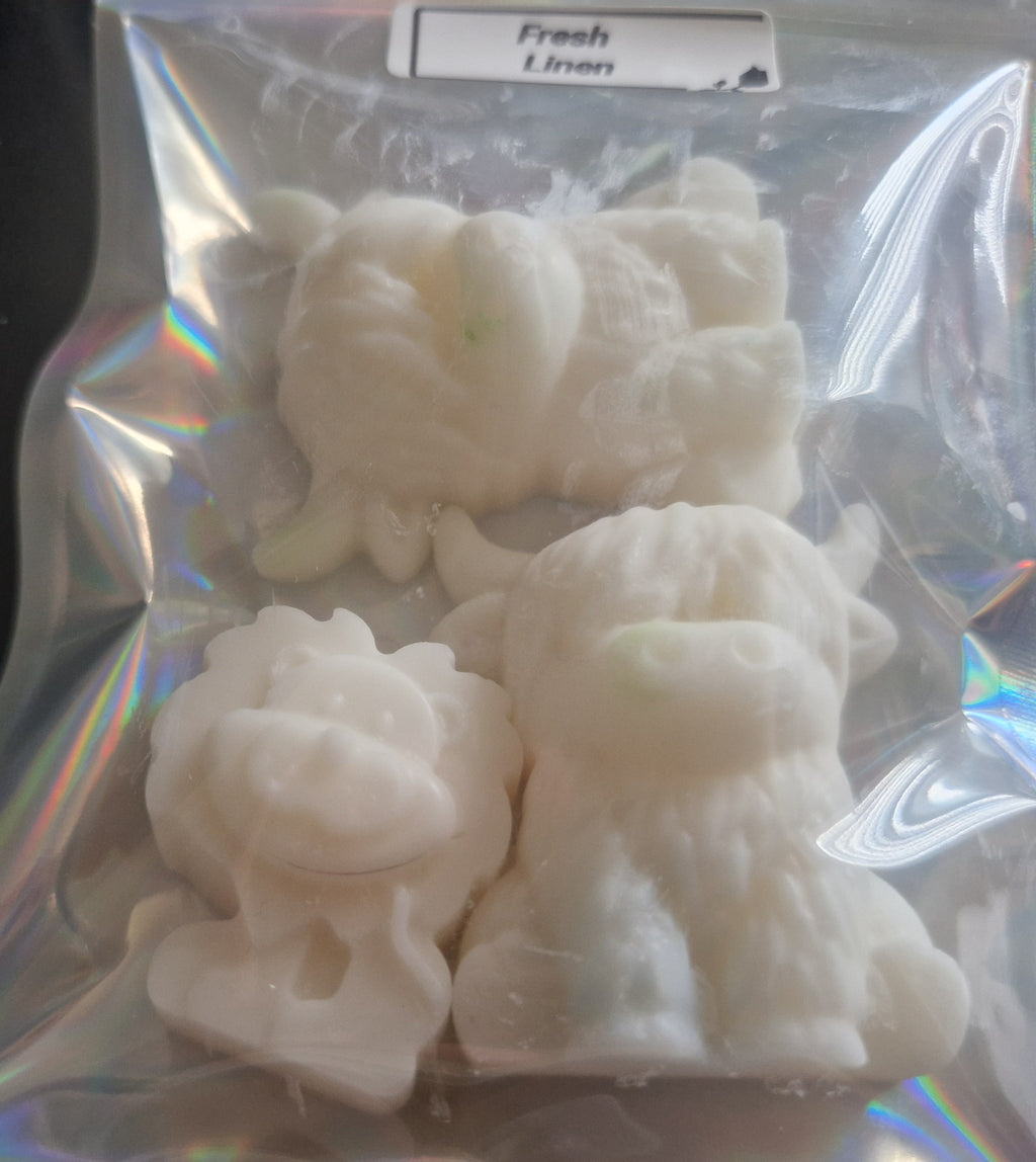 Fresh Linen Highland Cow Wax Melts