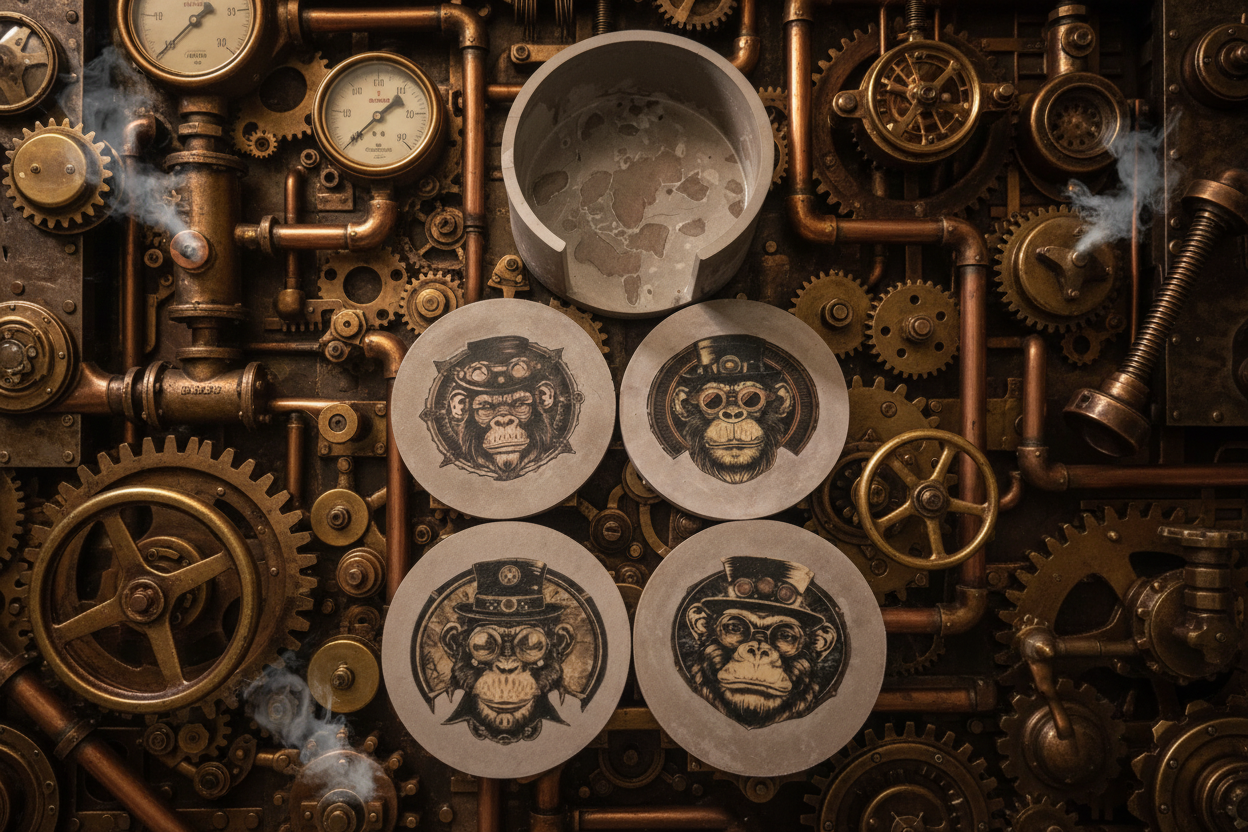 One of a kind coaster set