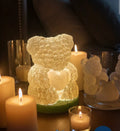 Stunning handmade large bear lamp