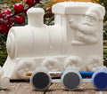 Paint your own Christmas train