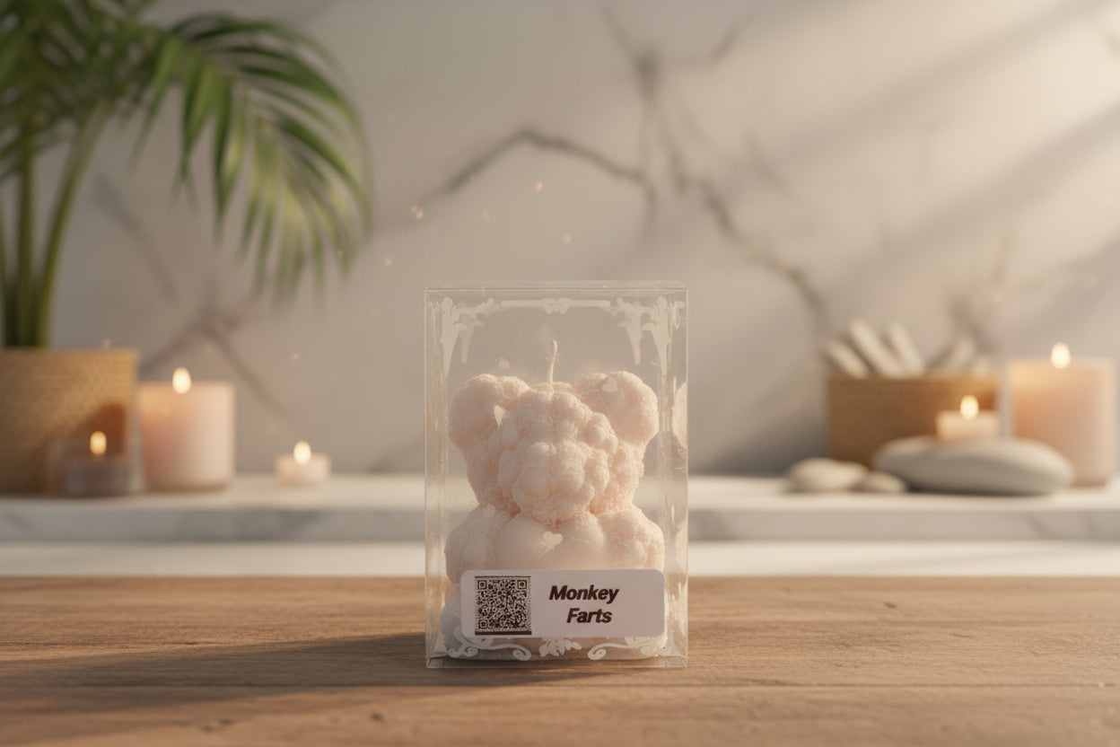 Teddy Bear candle