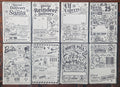 8 Christmas present sticky labels