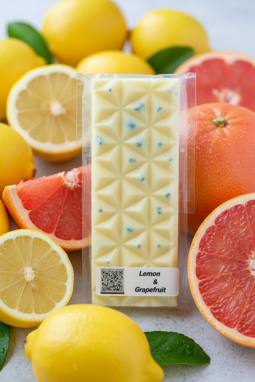 Lemon and grapefruit snap bar