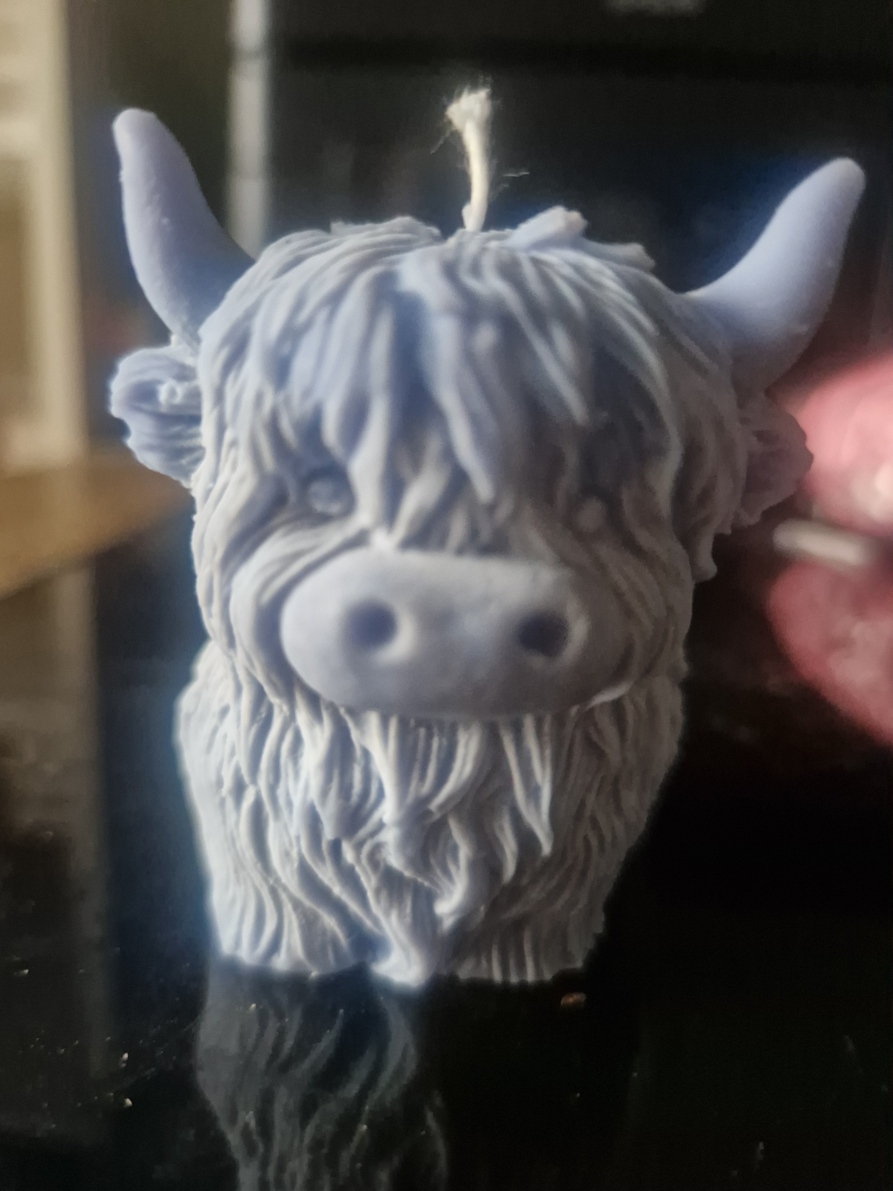 Highland Cow candle