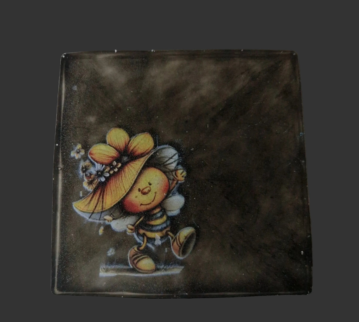 Coaster set - 2 bee coasters