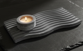 Wave tray & matching candle